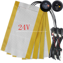 24v Heated carbon fiber Pads Cover